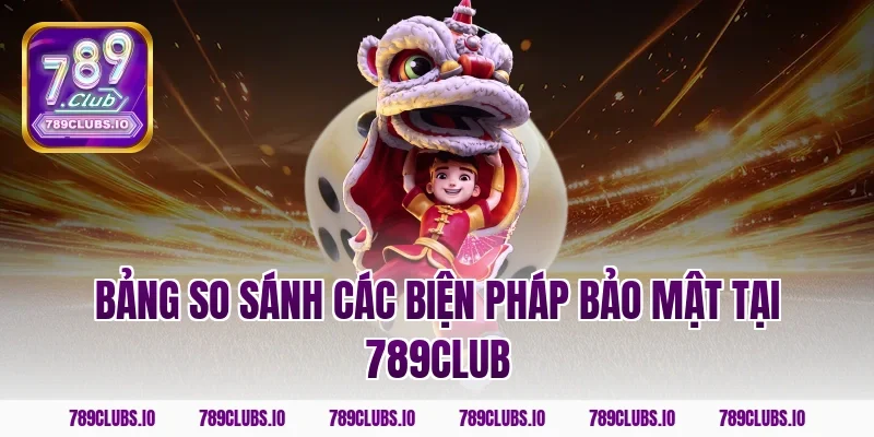Bảng so sánh các biện pháp bảo mật tại 789club