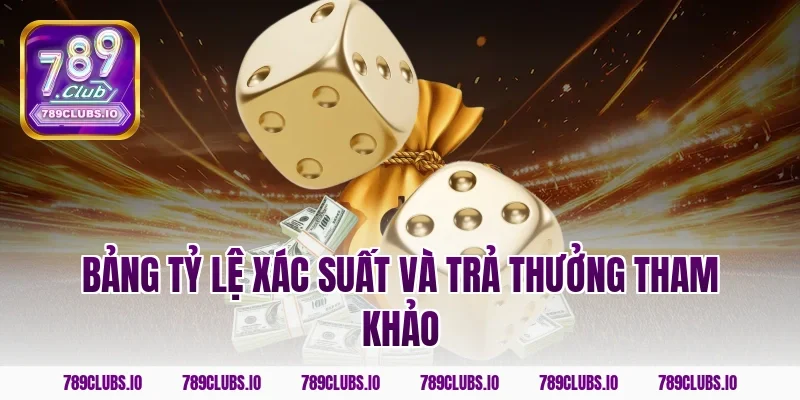 Bảng tỷ lệ xác suất và trả thưởng tham khảo