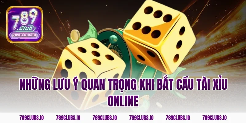 Những lưu ý quan trọng khi bắt cầu tài xỉu online