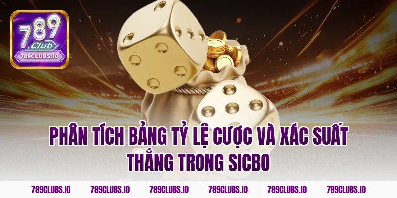 Phân tích bảng tỷ lệ cược và xác suất thắng trong Sicbo